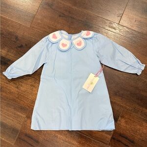Cecil and Lou Dress with Heart Collar 2T